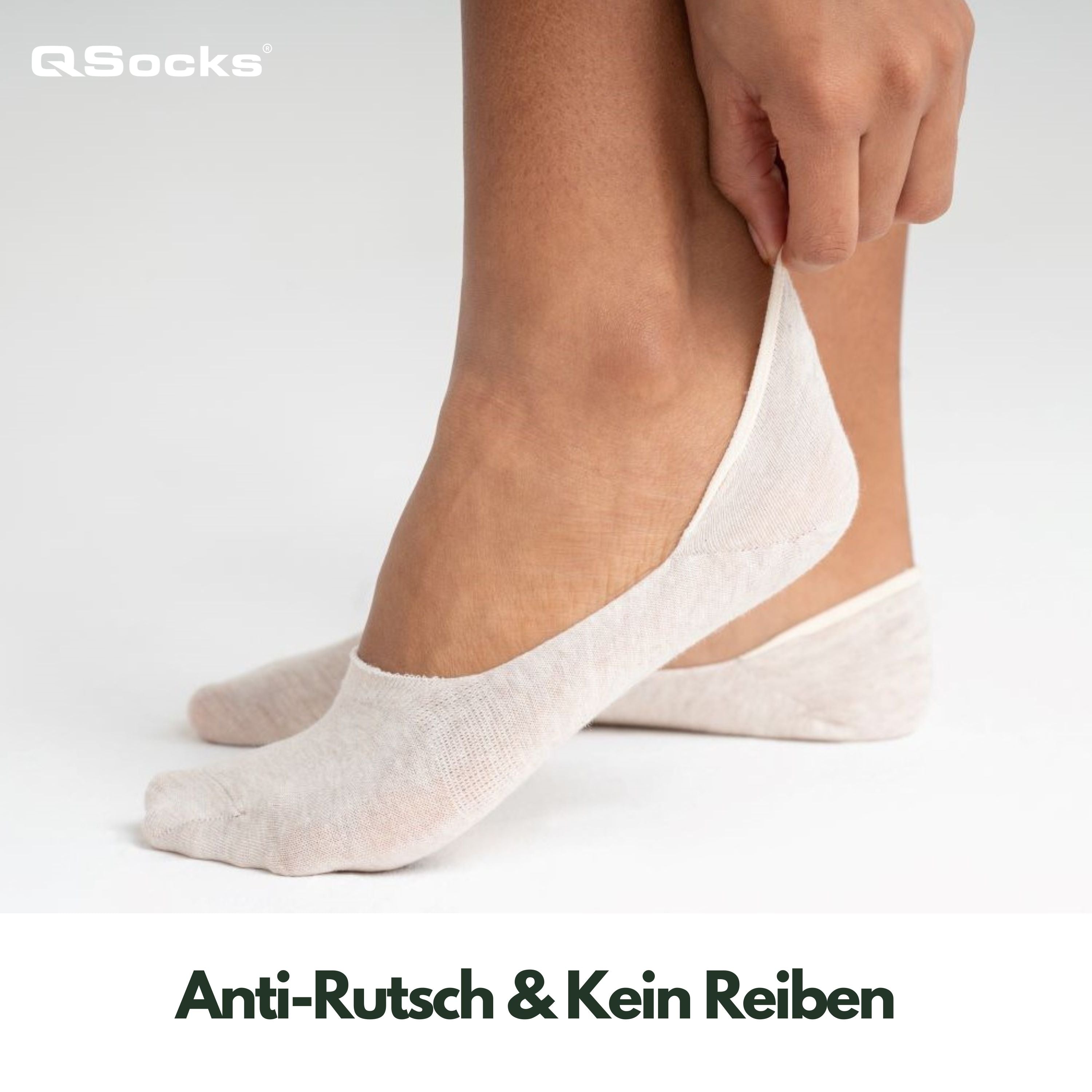 Medium Cut Ballerina Socken für Damen und Herren 6X Paar
