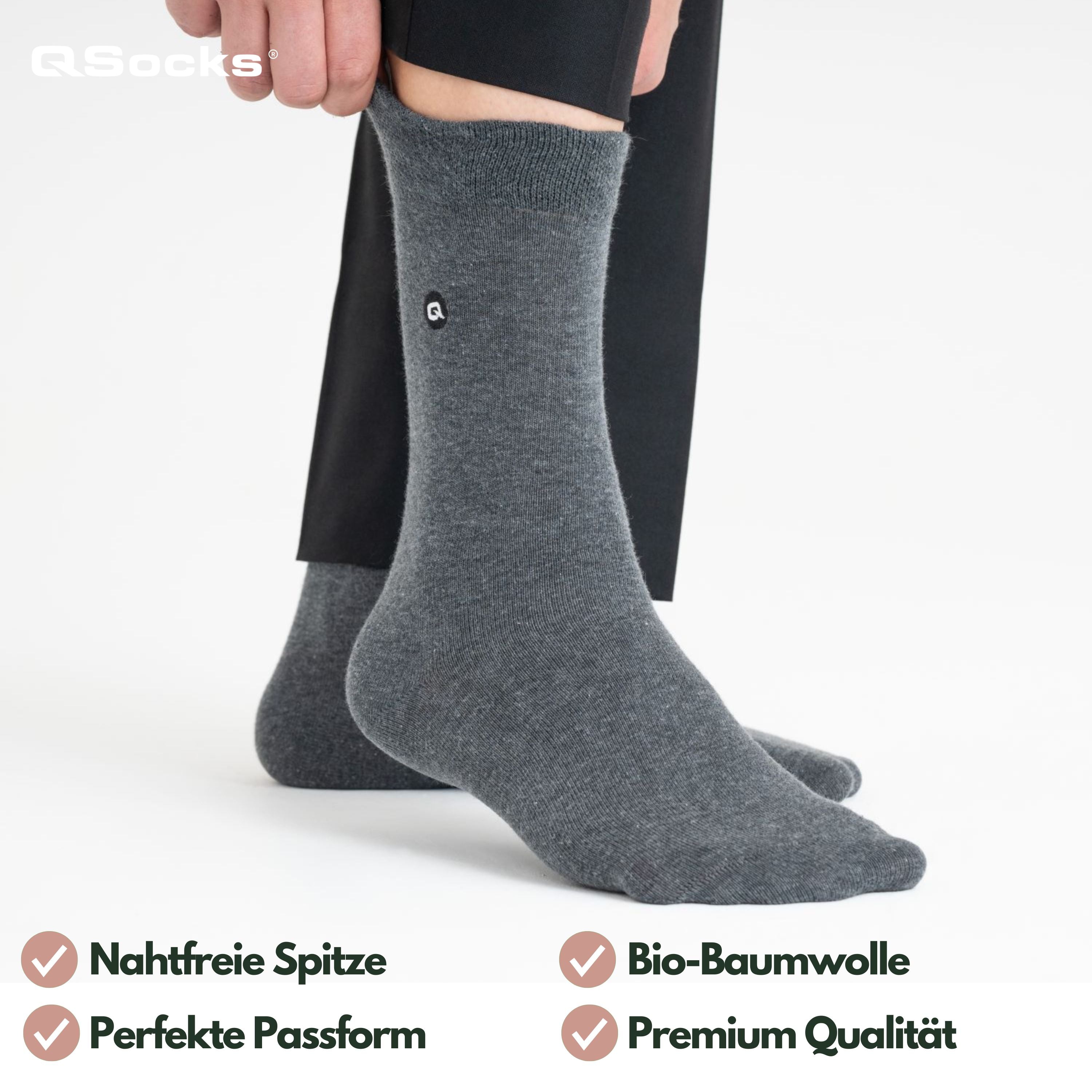 Business socks made of organic cotton 4X pairs