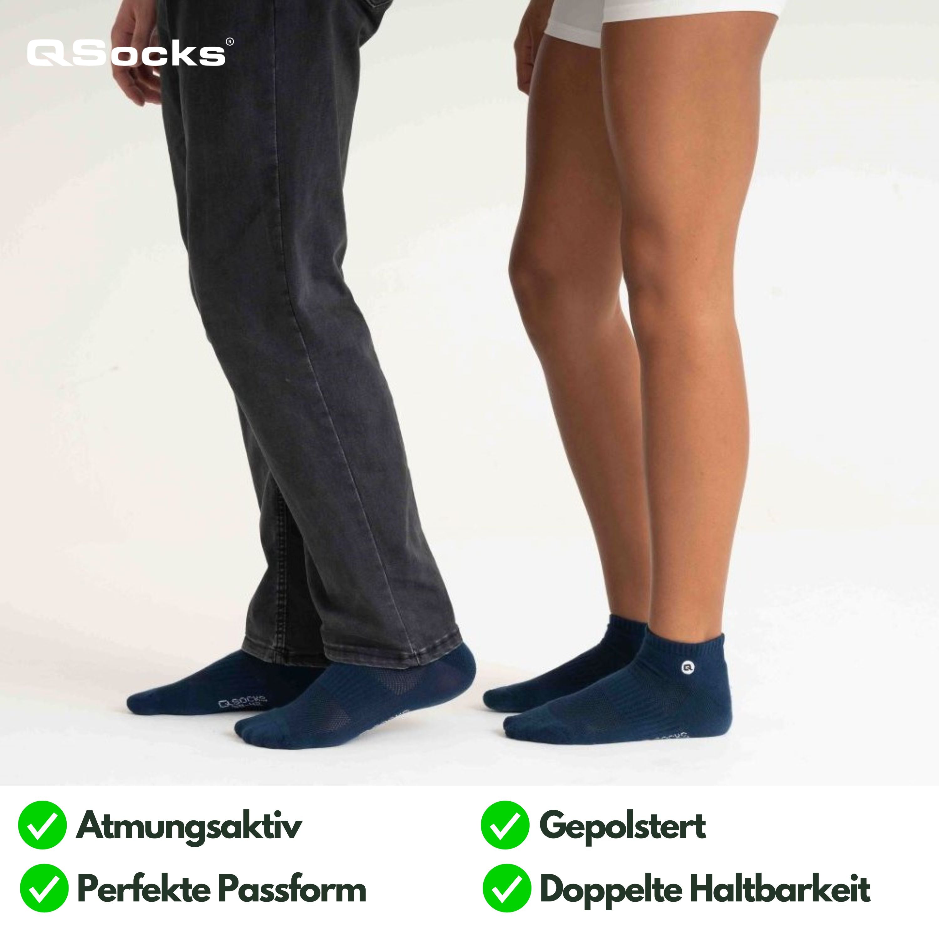 Gepolstert kurze Knöchel Socken für Damen und Herren 6X Paar