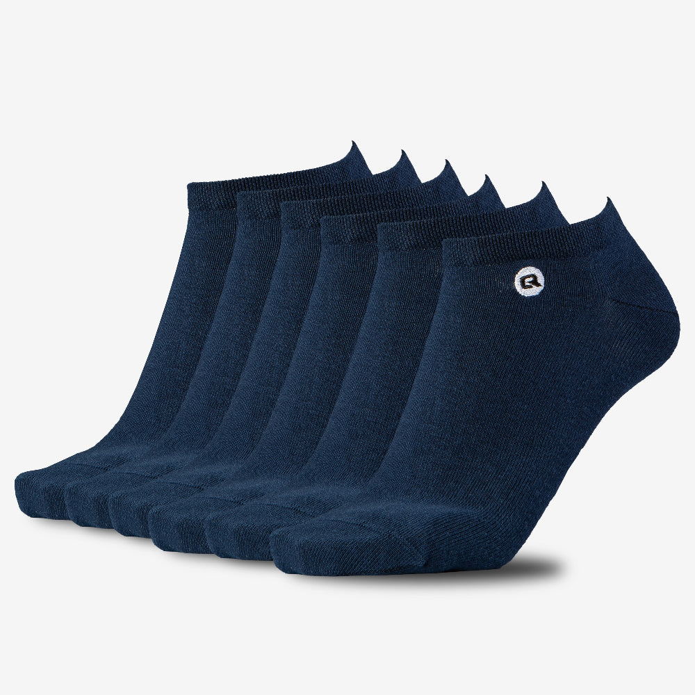 Dunne Sneaker Socken Marineblau Bild1 6X Paar QOLONIA