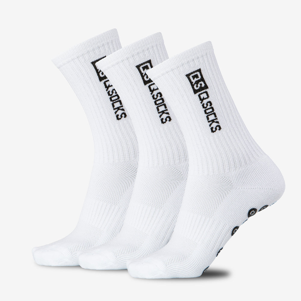 Fussball Socken 3X Paar Anti Rutsch Grip QOLONIA