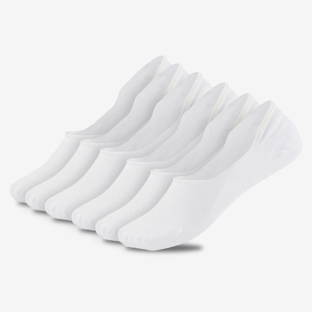 Medium Cut Ballerina Socken Weiss Qolonia