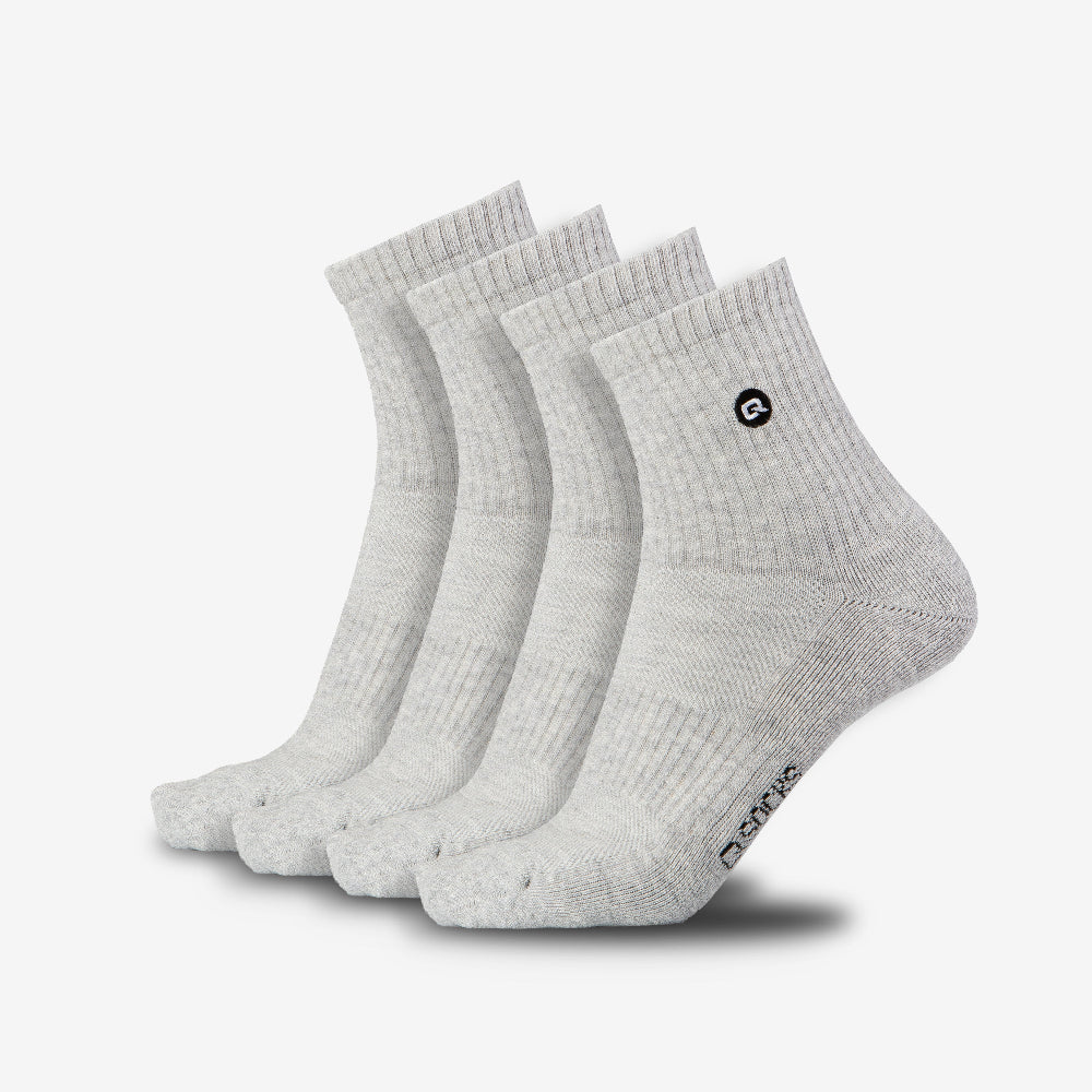 Mittelhohe Sport Tennissocken Grau Qolonia