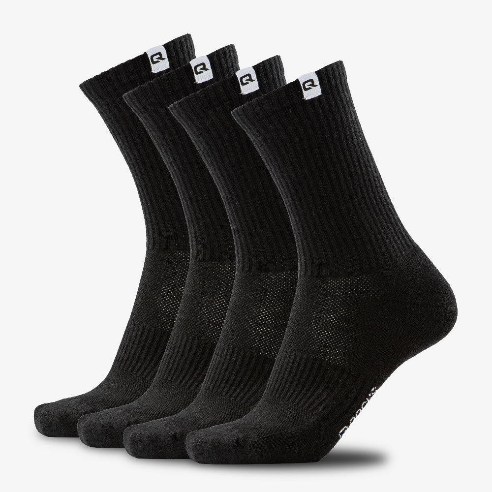 Sport Tennissocken Schwarz QOLONIA