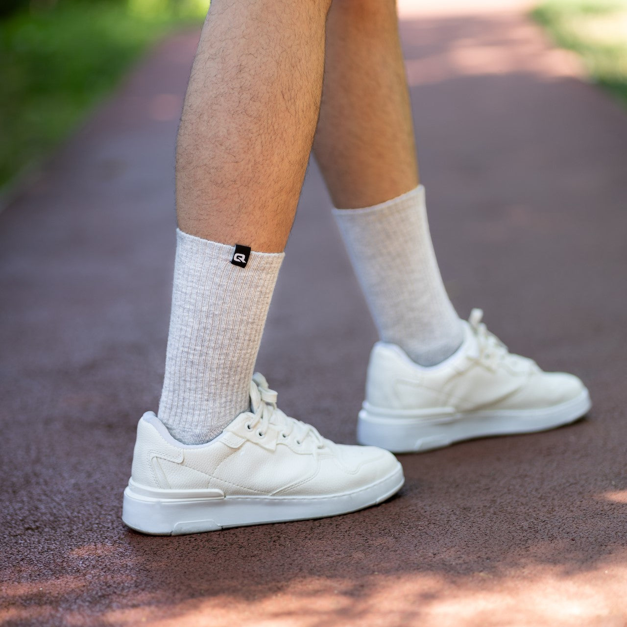 Sport Tennissocken grau Bild1 QOLONIA