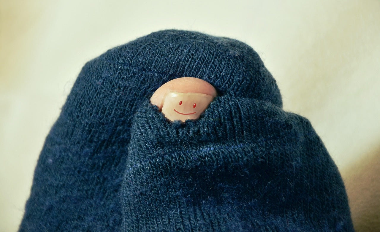 Mit Socken schlafen