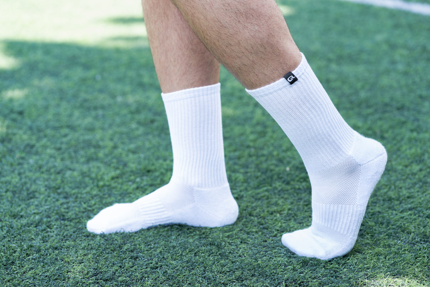 Weiße Tennissocken