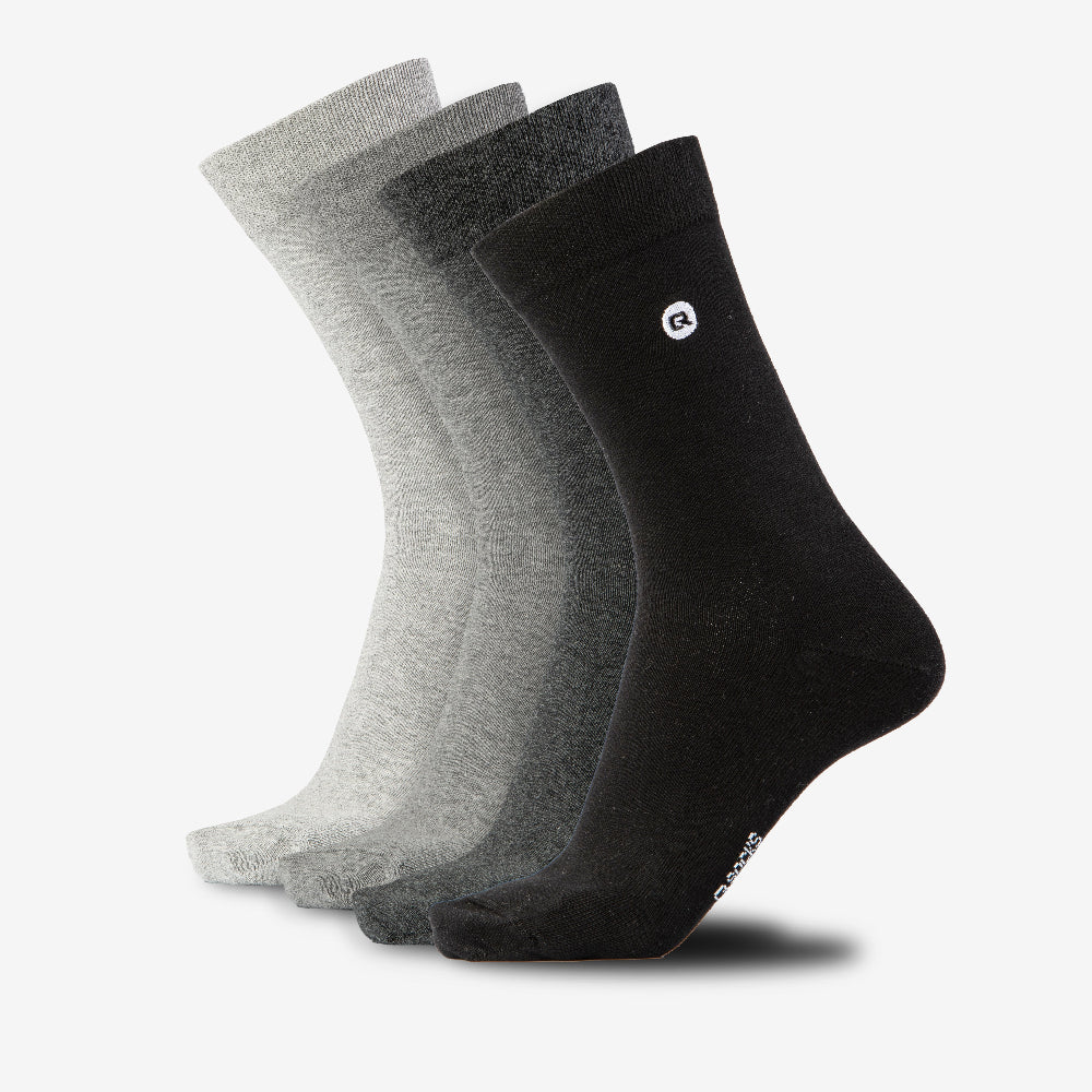 Business Anzugsocken aus Bio-Baumwolle Mix Farben 4X Paar QOLONIA
