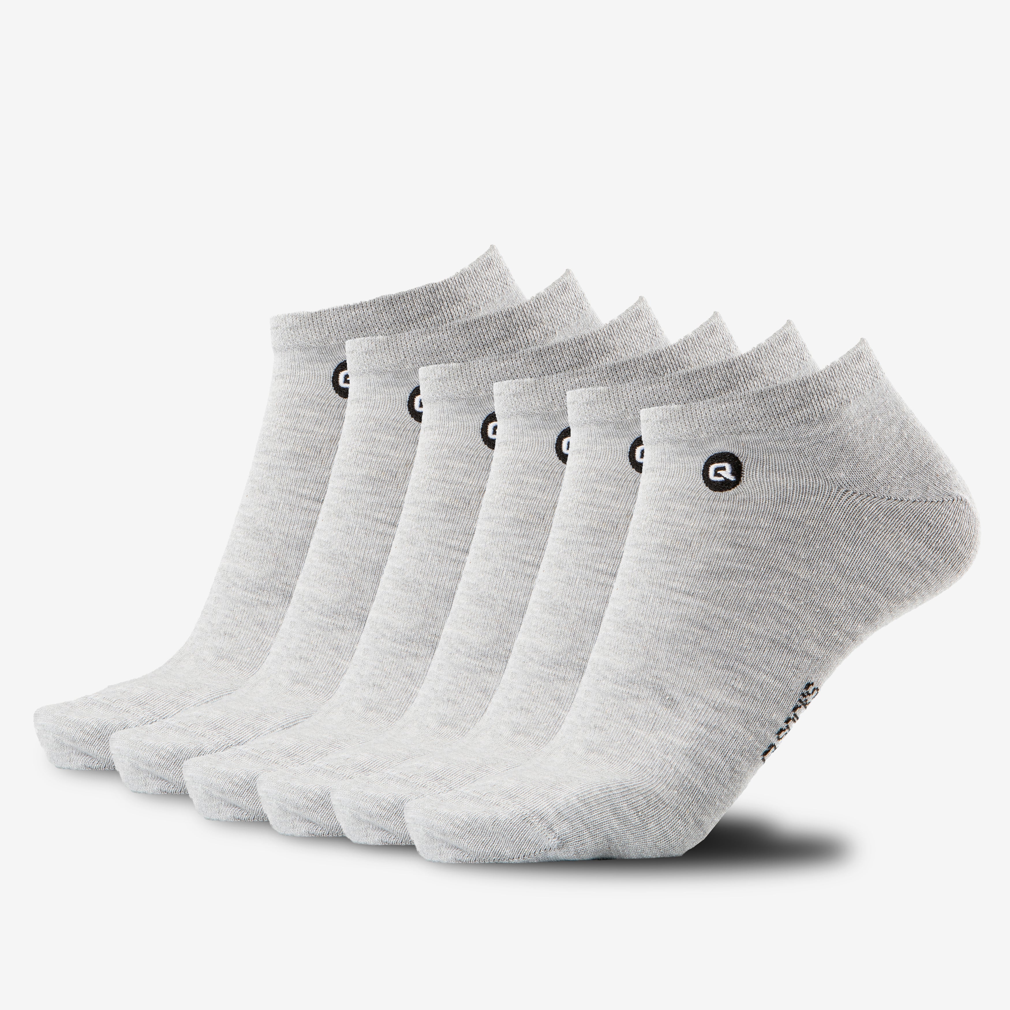 Dunne Sneaker Socken Grau 6 paar