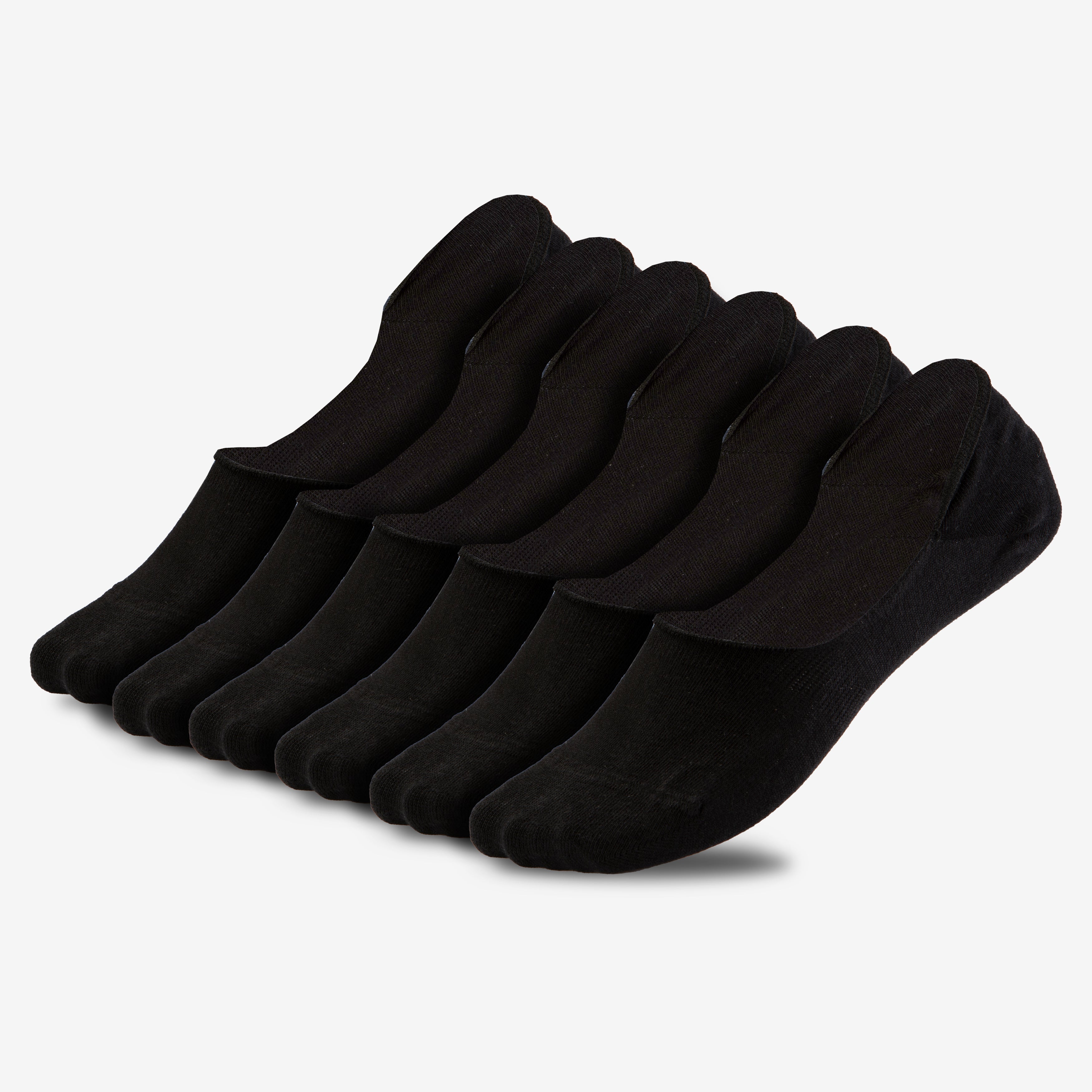 Medium Cut Socks Fusslinge_Schwarz_6_Paar