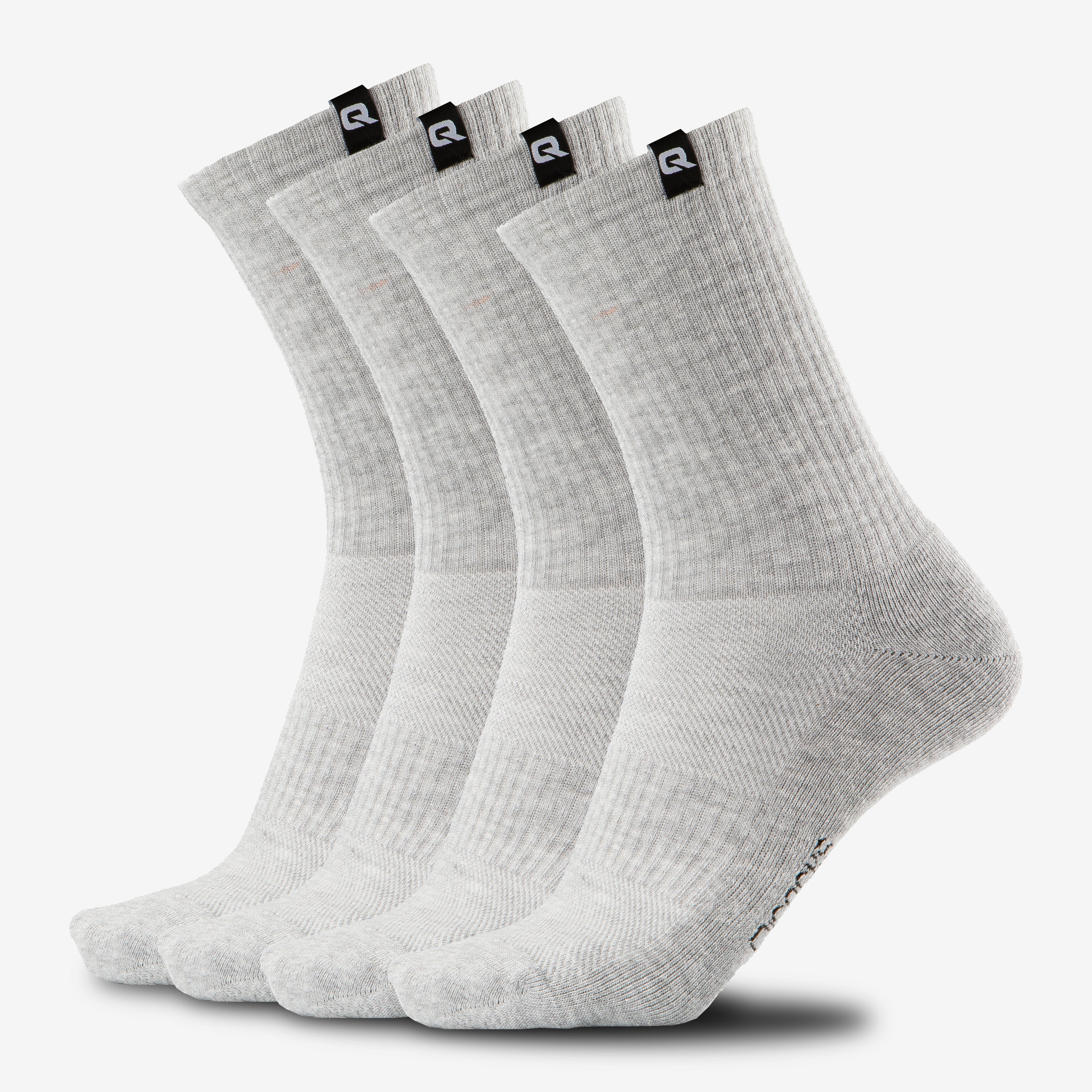 Tennissocken Grau 4 Paar